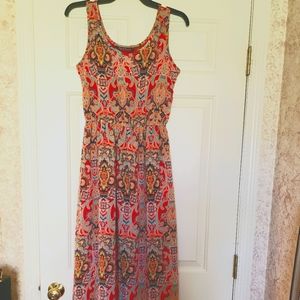 Multi Color comfortable Size S maxi Sundress